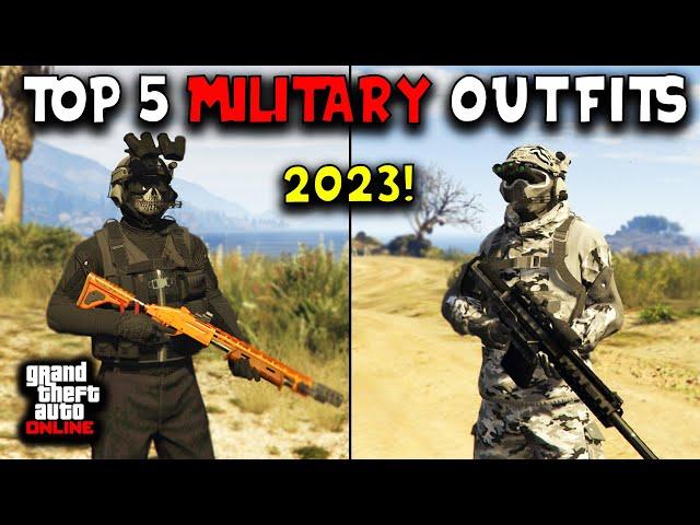 Top 5 Military Outfits | GTA Online (Spec Ops, Desert Militia, Winter)