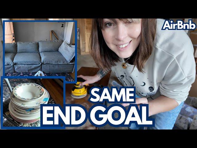 We've Got The SAME End Goal | My Airbnb Project | Crazy Lamp Lady