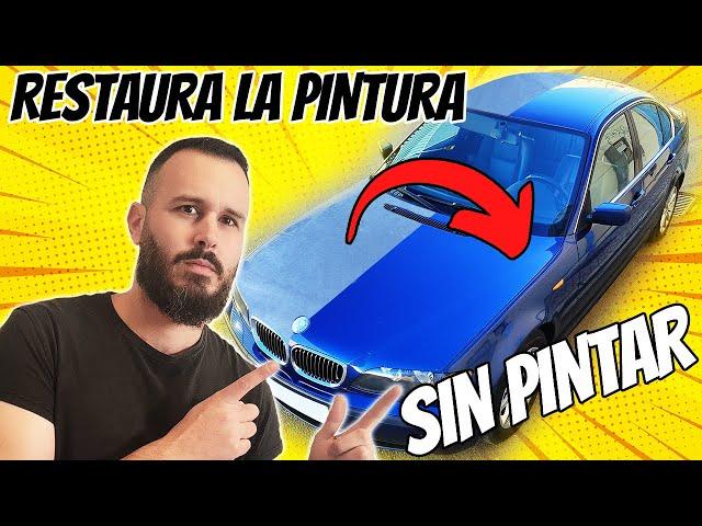 TRUCO! RESTAURA la PINTURA de tu COCHE SIN PINTAR. Pulir coche como un profesional, acabado espejo.