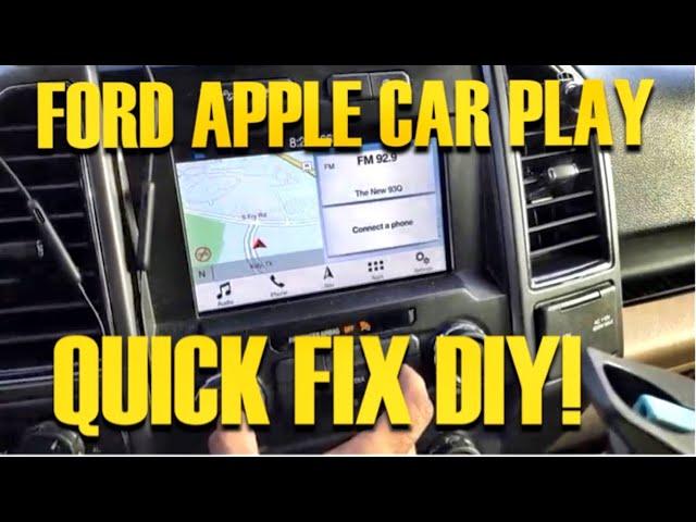 APPLE CAR PLAY NOT WORKING ON FORD RADIO FIXED FAST & EASY WORKS ON ALMOST ALL FORD MODELS F-150 ETC