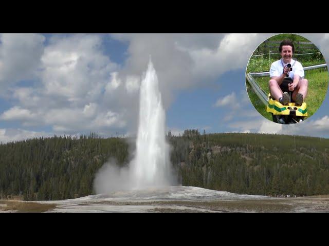 Old Faithful Geyser - Yellowstone National Park (HD)