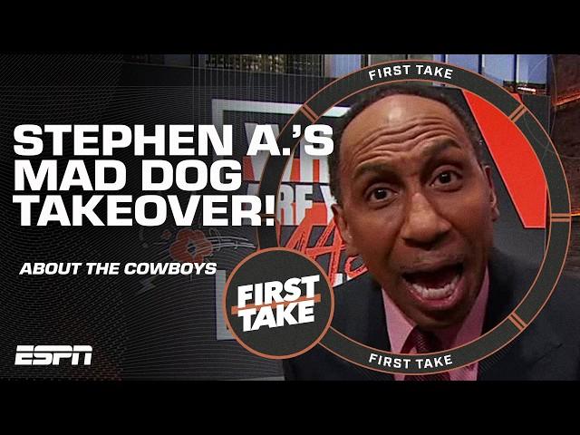 Stephen A.'s WHAT'S MAD DOG MAD ABOUT TAKEOVER!  LOSING IT over Jerry Jones & Cowboys | First Take