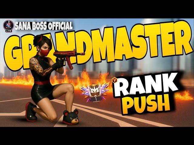  [LIVE] BR Rank Push!  Road to Region top 1 ️ SANA BOSS is playing in hacker lobby  /PC Player 