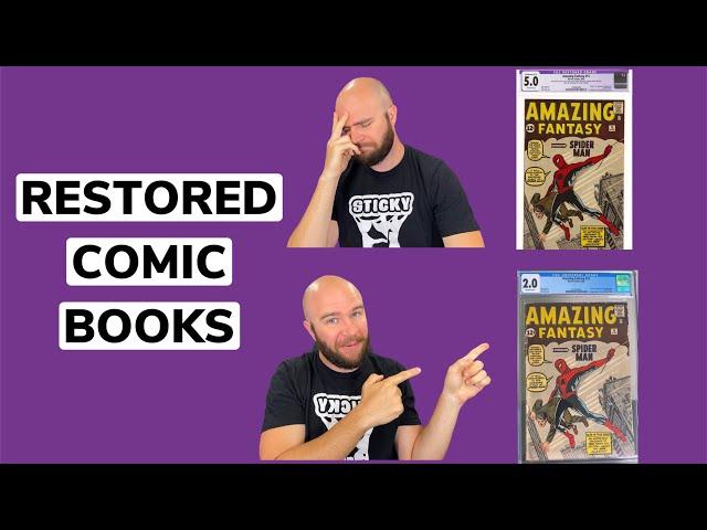 RESTORED COMIC BOOKS ARE WORTHLESS