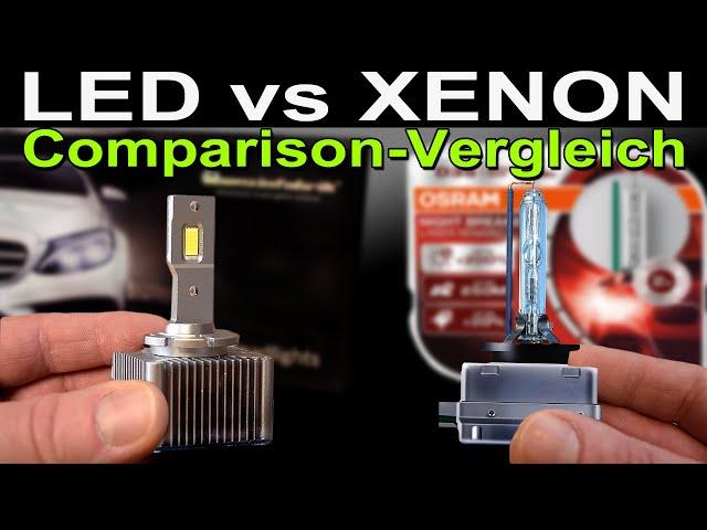 LED vs Xenon | Osram Night Breaker LASER HID - Benzinfabrik LED Retrofit Comparison Vergleich