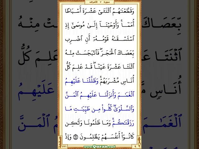 5142nd video (vertical) | Qur'an Page 171 | Saad Al-Ghamdi #quran #shorts #holyquran #recitation