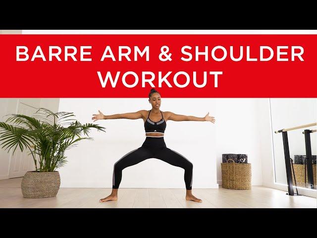 BARRE ARM AND SHOULDER WORKOUT - TONE ARMS AT HOME | SMSTRETCHING USA