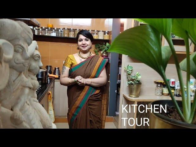 V-199MY ORGANIC KITCHEN TOUR | ನಮ್ಮ ಅಡುಗೆ‌ ಮನೆ ನೋಡಿ ಟಿಪ್ಸ್ ಗಳ ಜೊತೆ..