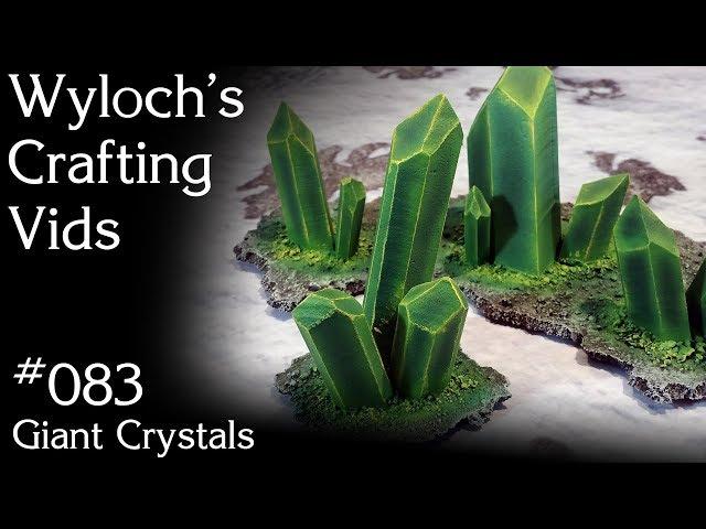 How to Make Giant Necron Crystals for Warhammer 40k