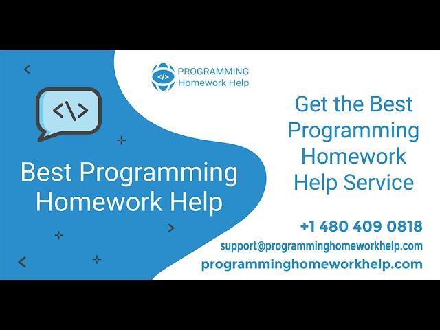 The Best Programming Homework Help Services | Grade A Guaranteed | Affordable Prices