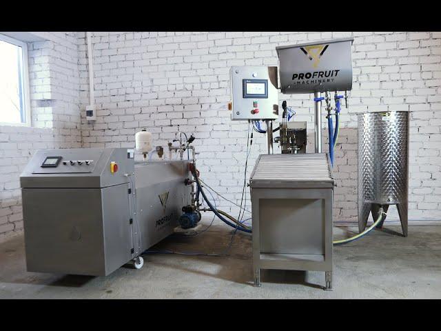 Diesel/Gas Pasteurizer & Bag in Box Filler | How To Use The Machines | ProFruit