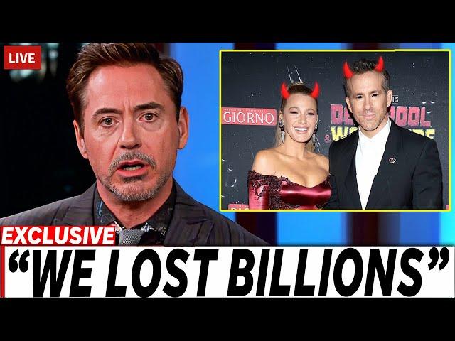 Robert Downey Jr EXPOSES How Blake Lively & Ryan Reynolds SCAMMED MARVEL!?