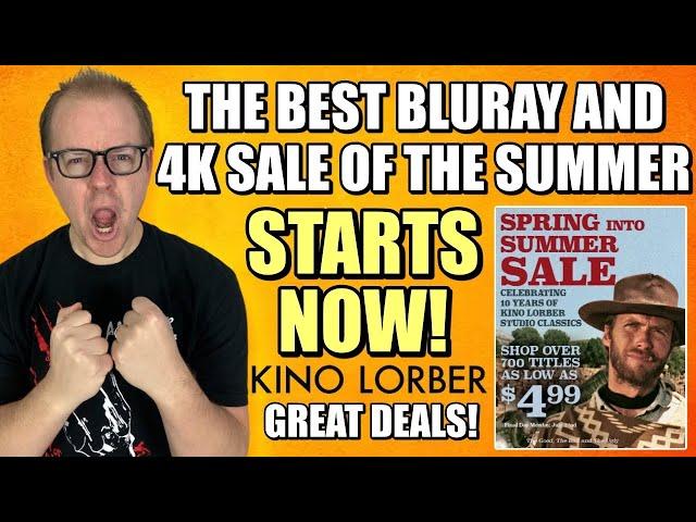 It's KINO Lorber SALE Time! | Spring Into Summer | Great DEALS On Over 700 Bluray and 4K TITLES!