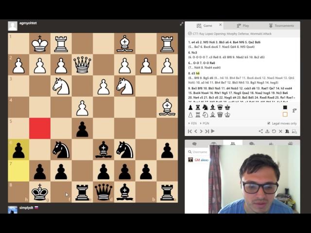 Ruy Lopez w/Black - Chess Analysis #1 with GM Alex Colovic