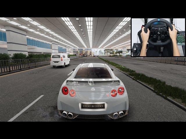 Nissan GT-R R35 | Test Drive Unlimited Solar Crown | Logitech g923 gameplay