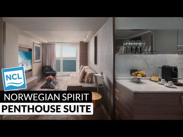 NCL Spirit | Penthouse Suite with Large Balcony Full Tour & Review 4K | Category SH