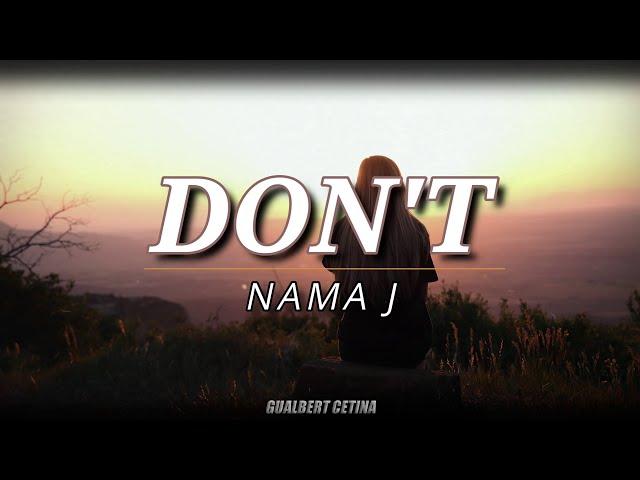 Nama J - DON'T [Subtitulado En Español]