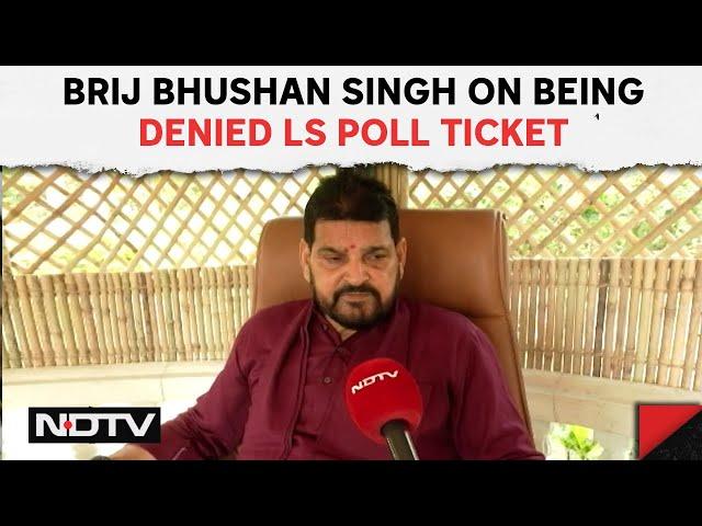 Lok Sabha Election 2024 | Brij Bhushan Sharan Singh On Being Denied Party Ticket For Lok Sabha Polls