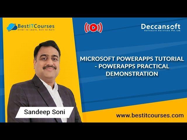 Microsoft PowerApps Tutorial - PowerApps Practical Demonstration | BestITCourses |