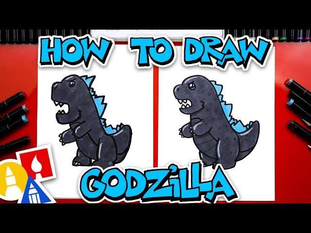 How To Draw Cartoon Godzilla