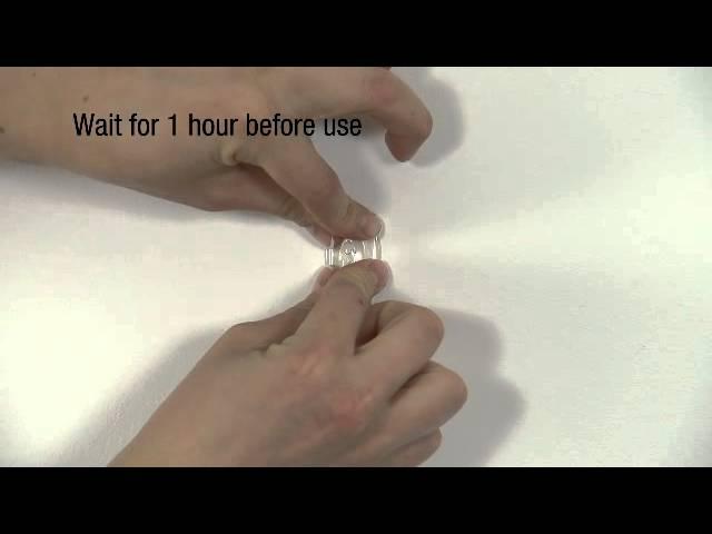 How to apply and remove 3M Command Strips Mini Hooks