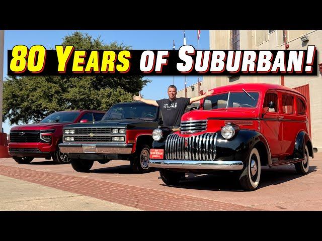 Here's How Chevy's Full-Size Suburban (and Tahoe) SUV Has Evolved Over the Past 80 Years!