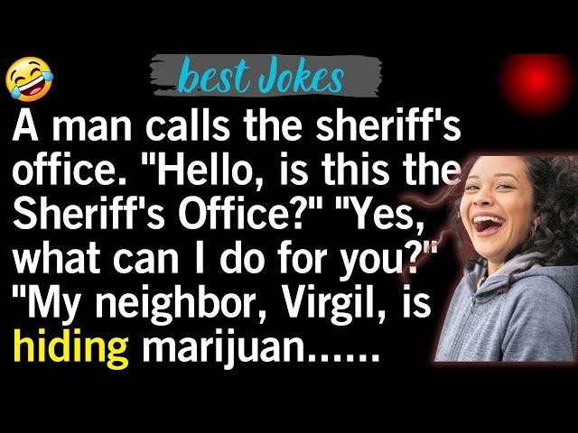 New jokes: A man calls Sheriff's !!!. | Old man Jokes 