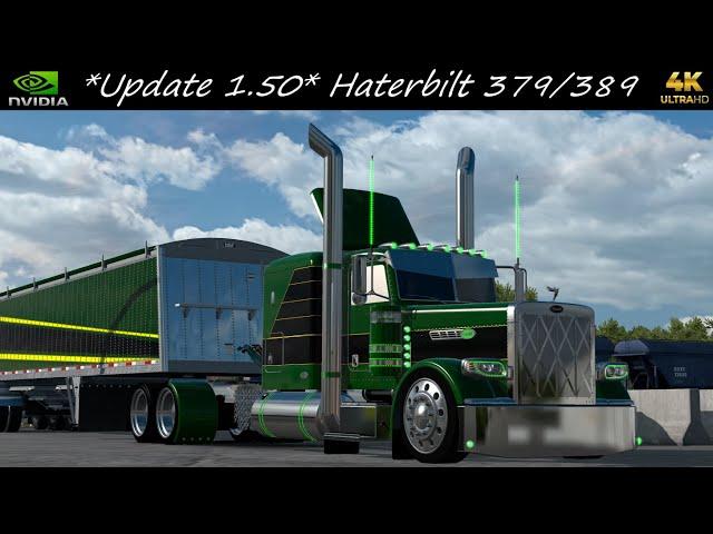 *Update 1.50* Haterbilt 379/389 Grain Hauled Omaha to Columbus, Nebraska *JBX2 Graphics* ATS 4K 1.50