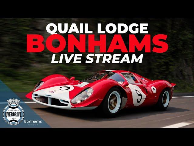 Bonhams Quail Lodge auction | Live stream replay