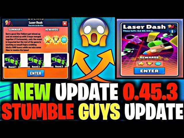 Došao je novi update u Stumble Guys!! *Laser dash...*