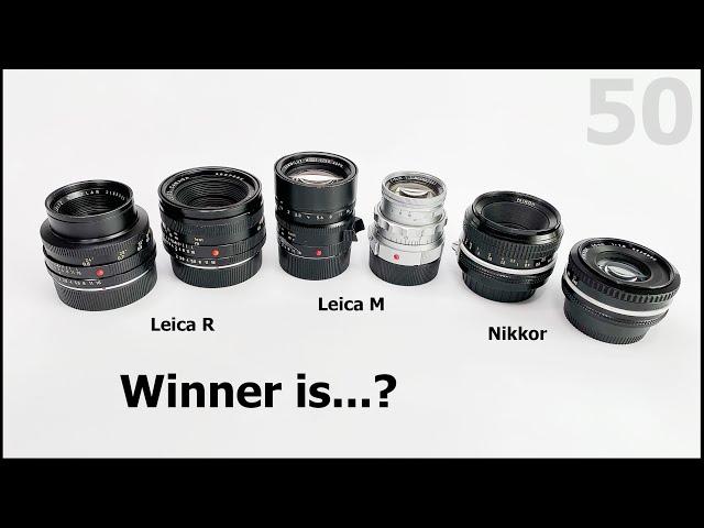  WORTH IT? | £3K Leica - £50 Nikkor | 50mm Leica Summicron R vs Summicron M vs Summilux