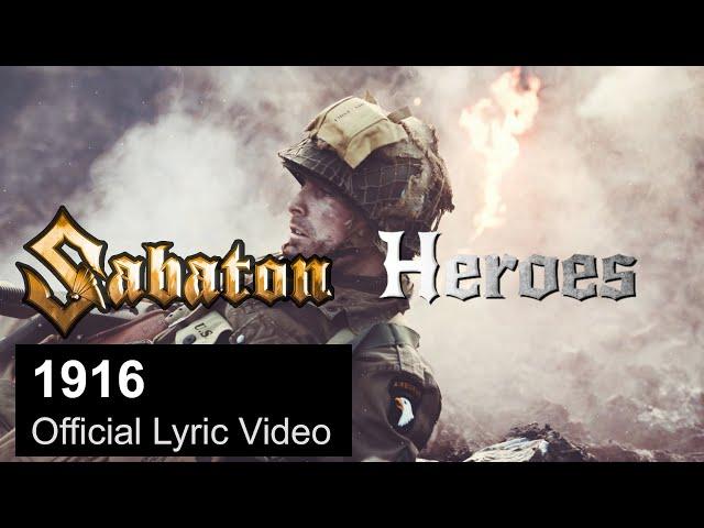 SABATON - 1916 (Official Lyric Video)