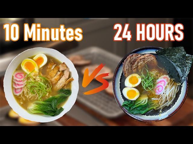 10 Minute vs. 24 HOUR INSTANT RAMEN