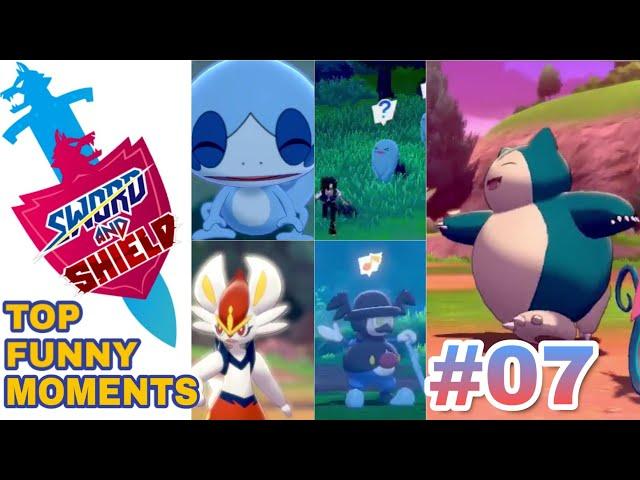 PART 07 Pokemon Sword and Shield TOP FUNNY & CUTE MOMENTS COMPILATION