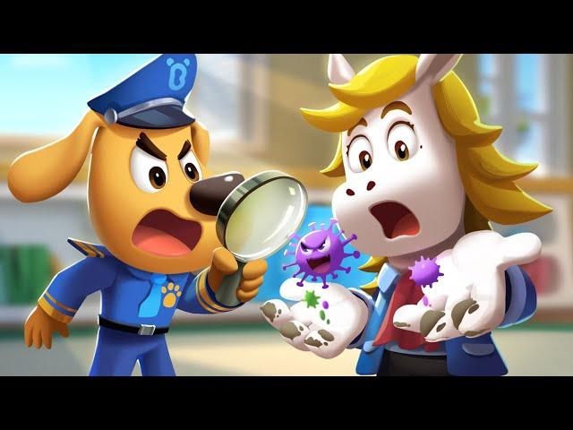 ม้าขาวเจ้าชายนักตด | ปวดท้องจัง | การ์ตูนเด็ก | นายอำเภอลาบราดอร์ | Kids Cartoon | Sheriff Labrador