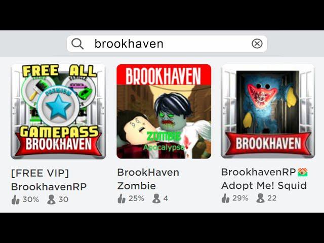 Playing 5 FAKE Brookhaven Games!