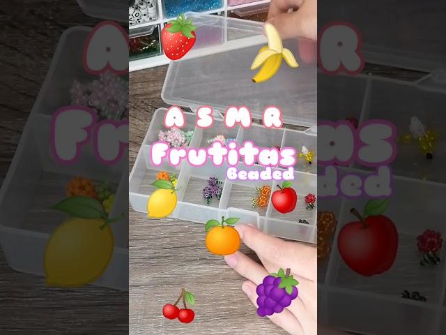 Asmr Frutitas Beaded #asmr #beads #fruit #picnic