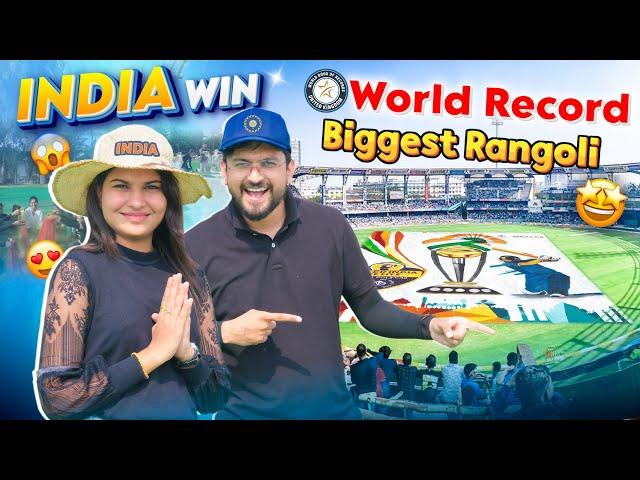 We MADE Biggest Rangoli In The World | 8th World record Artist Shikha Sharma