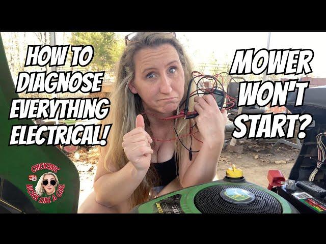 Mower will not start? How to diagnose and fix EVERYTHING electrical on a riding mower or zero turn.