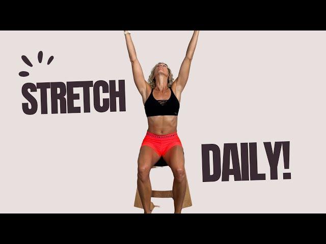 5 Minute Daily Seated Stretch Routine for Seniors (Improve Flexibility & Reduce Stiffness!)