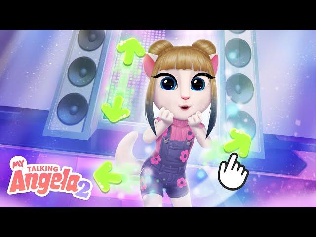 ⭐ Let’s Go Dance! My Talking Angela 2 #shorts