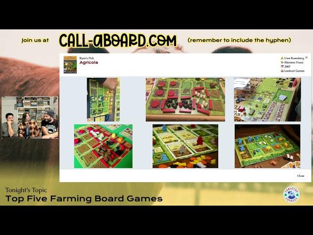 The Best Farming Board Game? Agricola | Highlights from October 2024 Call Aboard