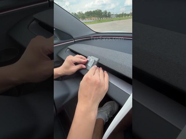 Magnetic Magic: Keep Your Phone Secure in Your Tesla Model 3! ️ #TeslaModel3 #SmartTech #Tesla