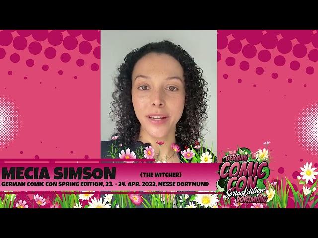 Mecia Simson @ German Comic Con Dortmund Spring 2022, 23-24 April