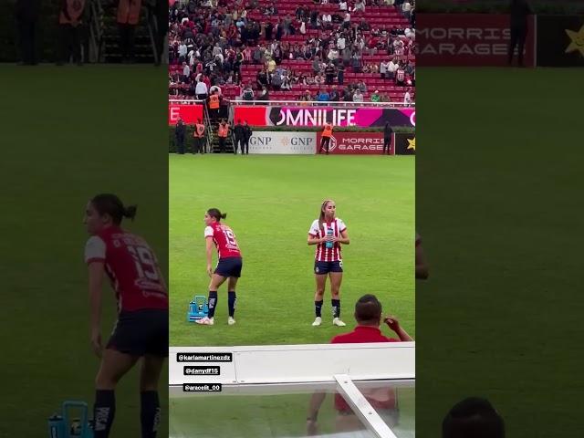HERMOSAS JUGADORAS DE CHIVAS FEMENIL ️ | CHIVAS 2-2 AMERICA | #futbol #ligamx #chivas