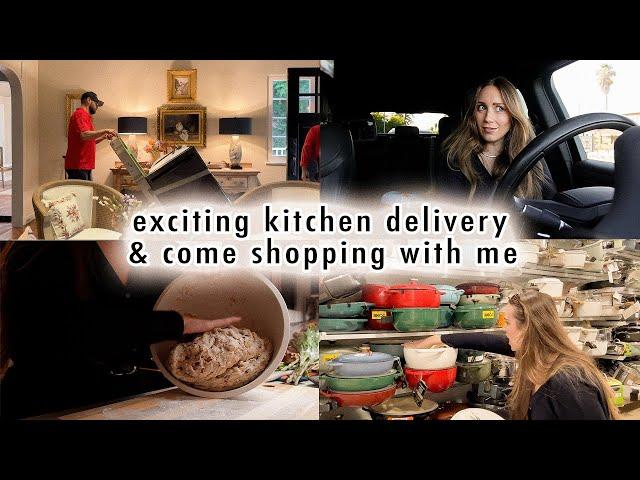 exciting kitchen delivery & come shopping with me!