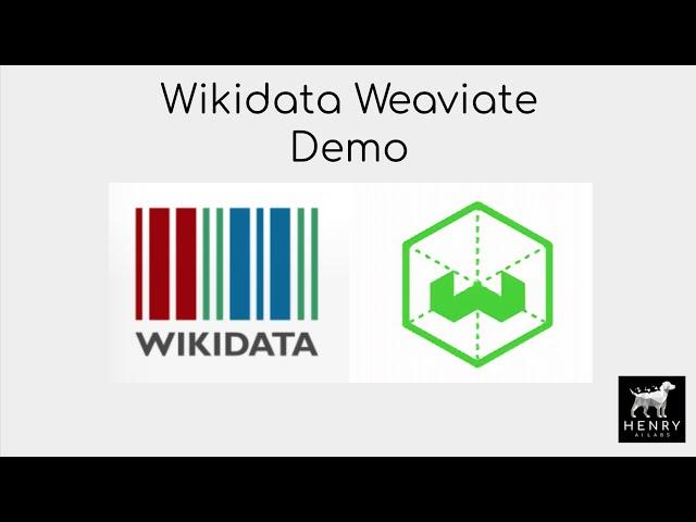 Vector Search through Wikidata with Weaviate