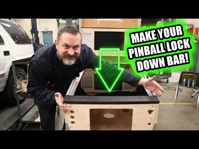 DIY virtual pinball lock down bar part 2