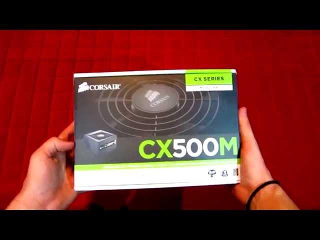 Corsair CX Series™ Modular CX500M Unboxing