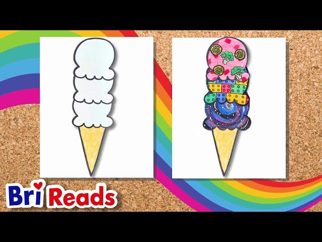 How to Draw a Super Scoop Ice Cream!